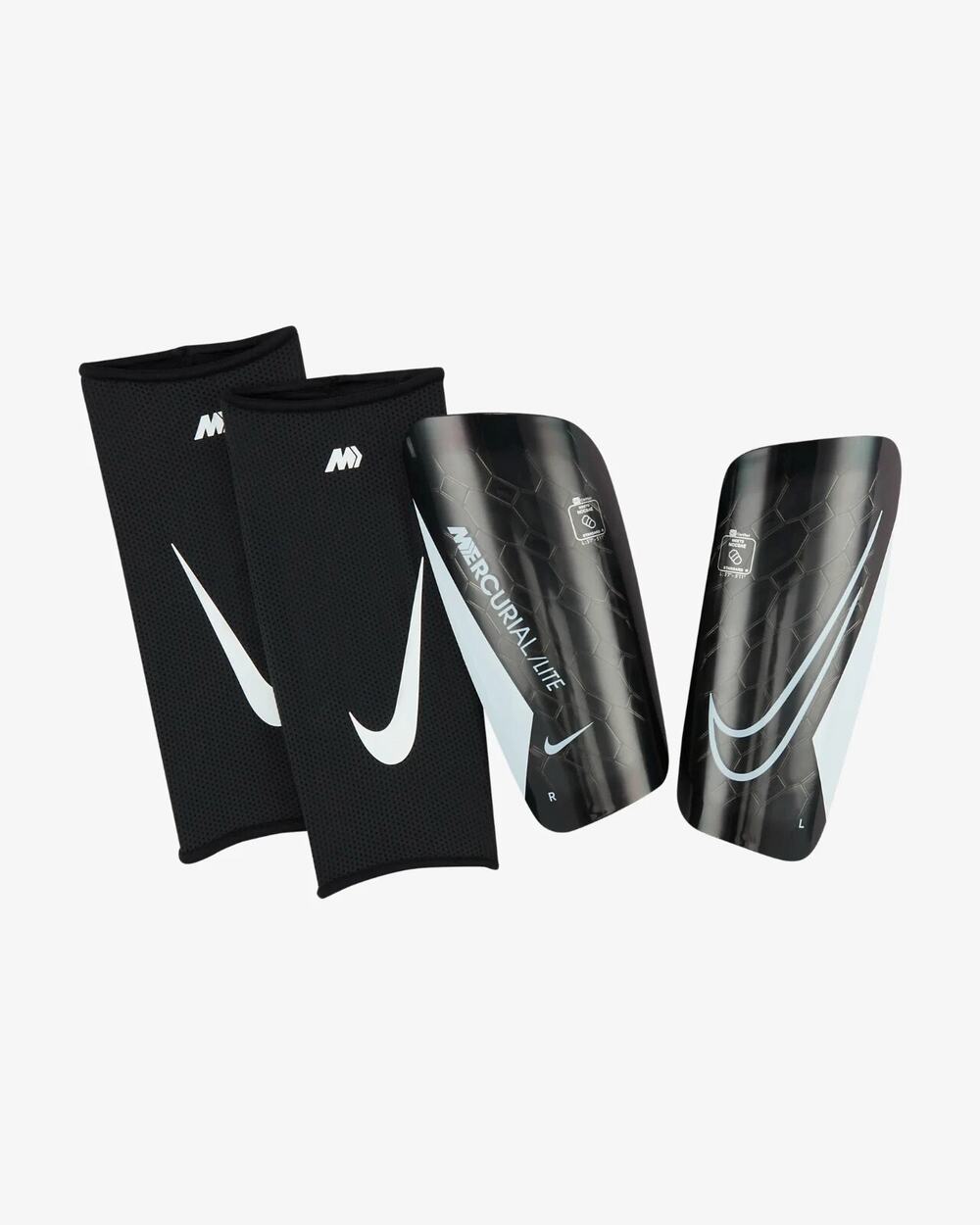 NEW Nike Mercurial Lite Shin Guard Soccer Black DV1771 010 - SIZE L